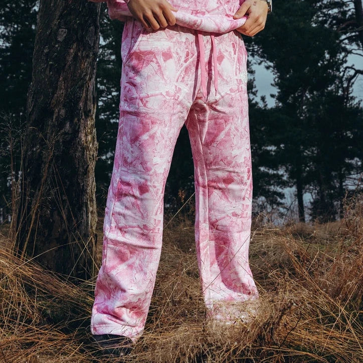 PINK CAMO PANTS