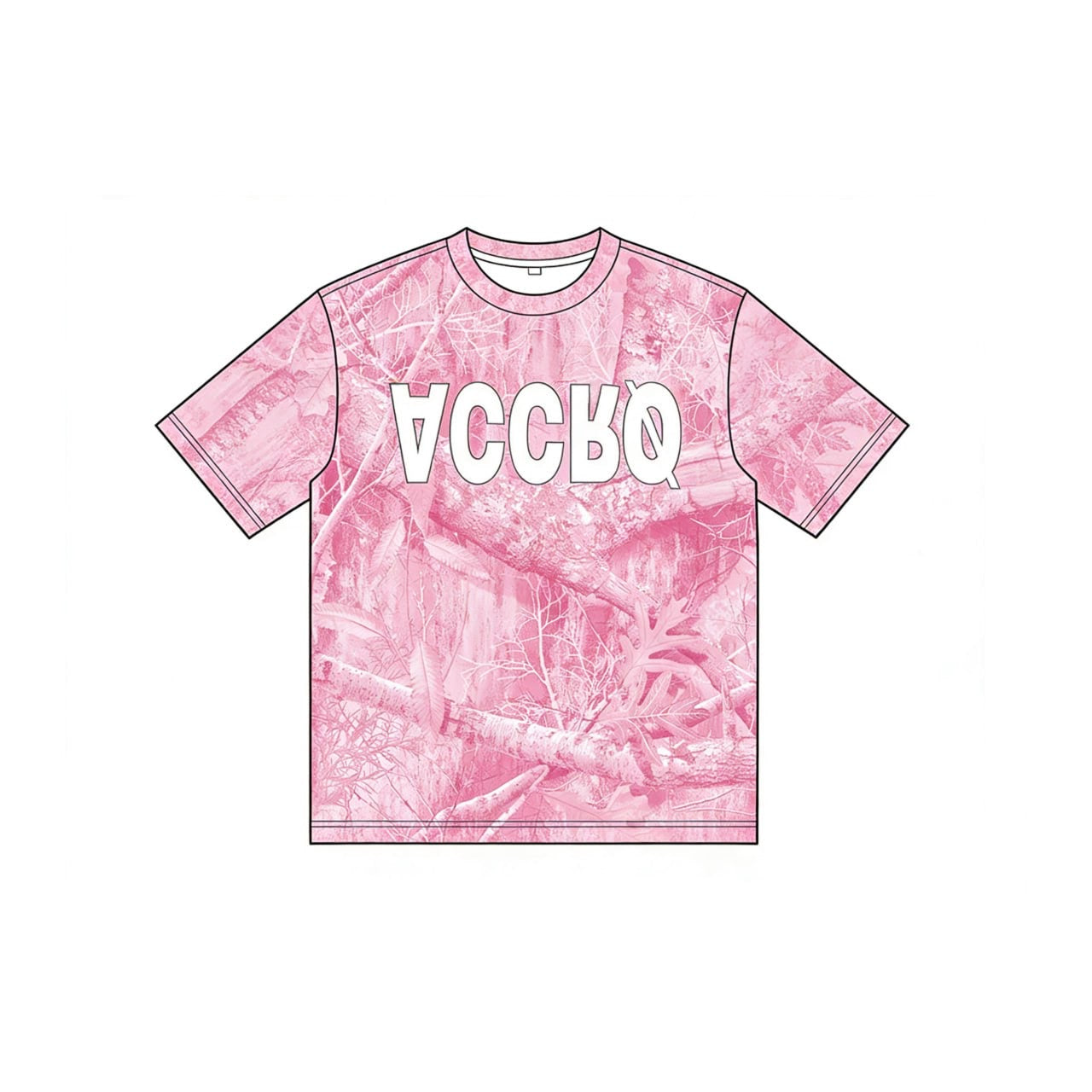 PINK CAMO TEE